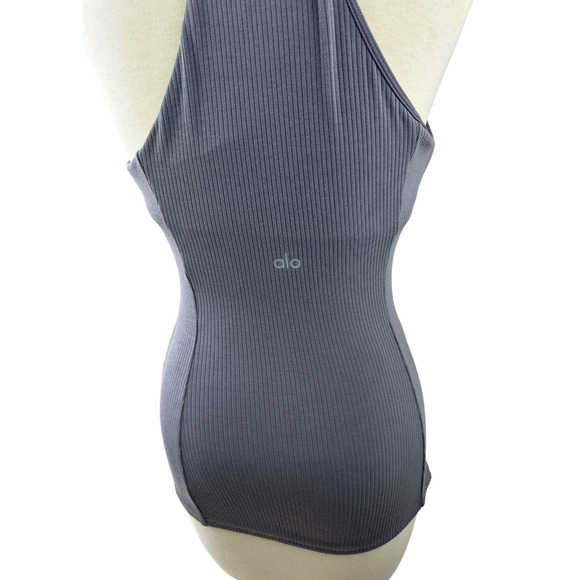 Alo Yoga Ribbed Insight Tank Purple Dusk Women's Size Small - Picture 10 of 14